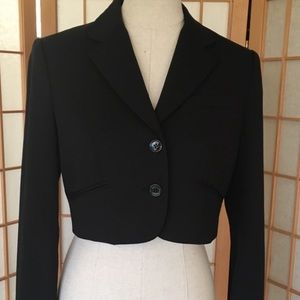 Black Cropped Blazer